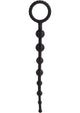 Booty Call X-10 Silicone Anal Beads - Black