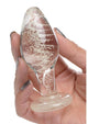 Booty Sparks Glow-In-The-Dark Glass Anal Plug