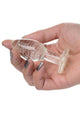 Booty Sparks Glow-In-The-Dark Glass Anal Plug
