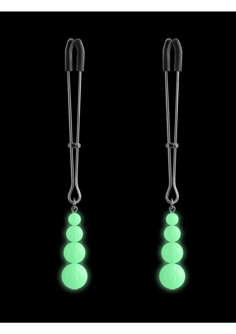 Bound G2 Iron Adjustable Nipple Clamps Glow in the Dark