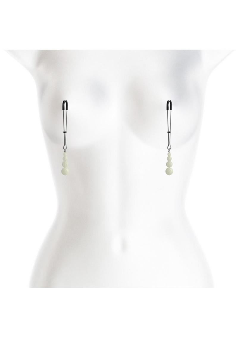 Bound G2 Iron Adjustable Nipple Clamps Glow in the Dark