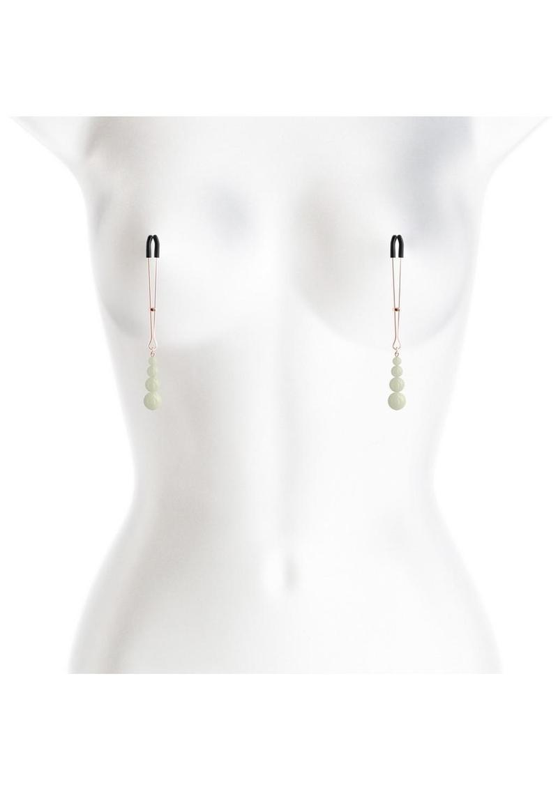 Bound G2 Iron Adjustable Nipple Clamps Glow in the Dark