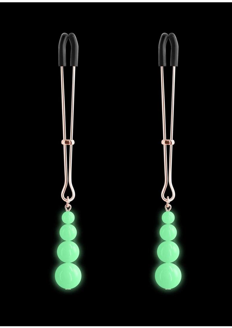 Bound G2 Iron Adjustable Nipple Clamps Glow in the Dark