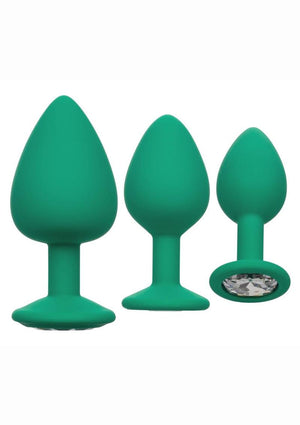 Cheeky Gems Silicone Anal Plug Training 3-Piece Kit