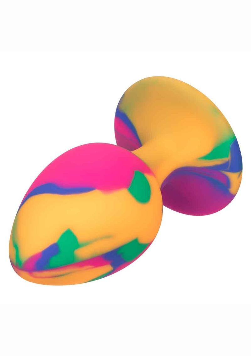 Cheeky Tie-Dye Silicone Anal Plug