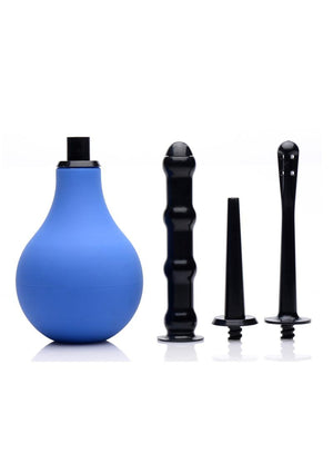 Cleanstream Premium One-Way Valve Anal Douche 4-Piece Set