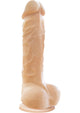 Colours Pleasures Silicone Dildo - Vanilla/White - 5in