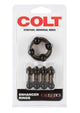 Colt Enhancer Rings Cock Rings - Blue/Smoke