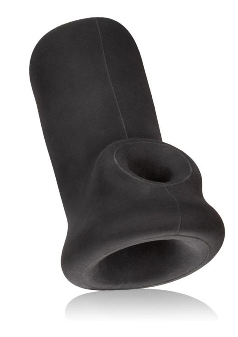 Black Colt Slammer Penis Sleeve, open base view
