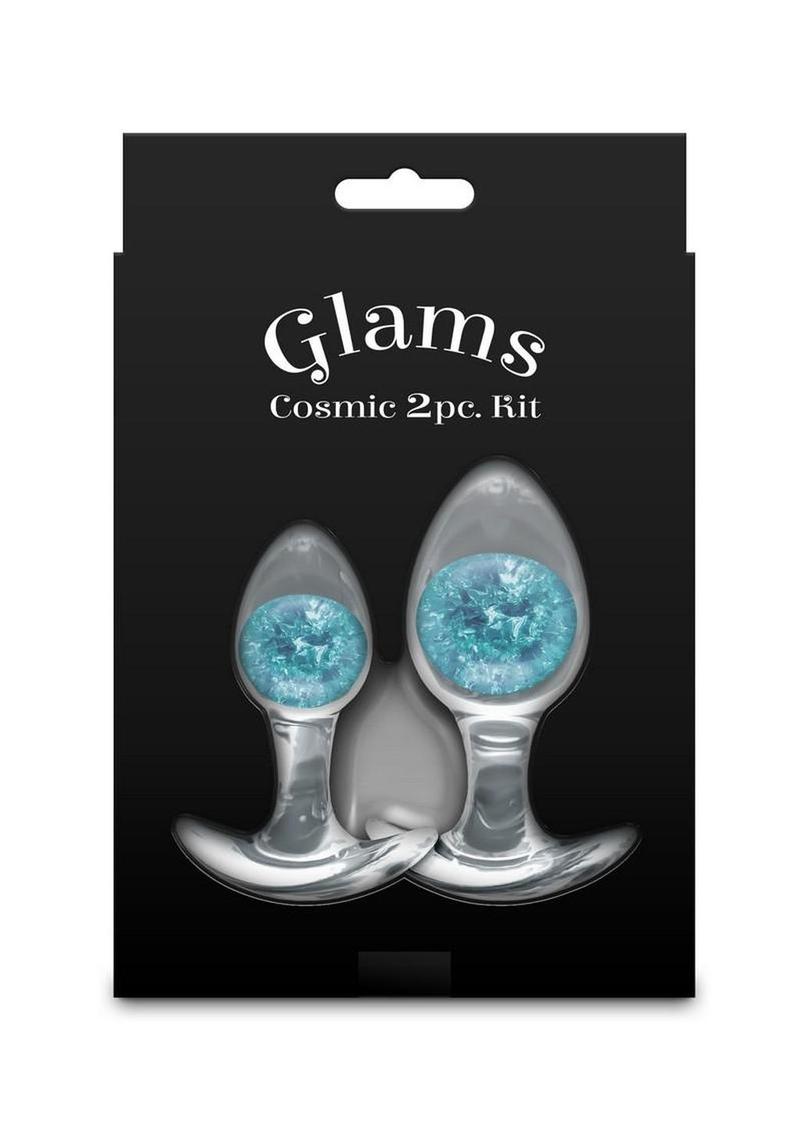 Cosmic Glams Silicone Anal Plug 2-Piece Kit