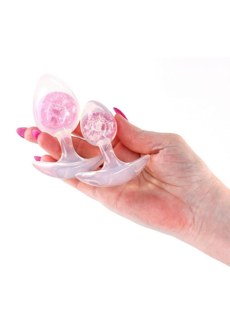 Cosmic Glams Silicone Anal Plug 2-Piece Kit