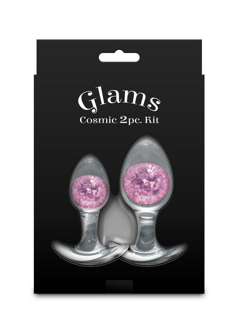 Cosmic Glams Silicone Anal Plug 2-Piece Kit