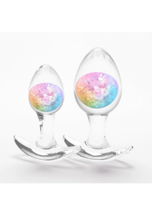 Cosmic Glams Silicone Anal Plug 2-Piece Kit