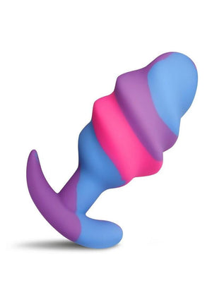 Creature Cocks Unicorn Swirl Silicone Butt Plug