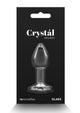 Crystal Desires Rainbow Gem Glass Anal Plug