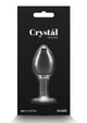 Crystal Desires Red Heart Glass Anal Plugs