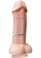 Dinky Slinky Pecker Spring Toy with Suction Cup - Vanilla