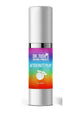 Dr. Tush's After Butt Play silver pump bottle with cap on, rainbow label front