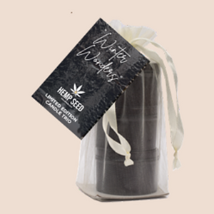 Earthly Body 2026 Hemp Seed 3-in-1 Holiday Candle Trio