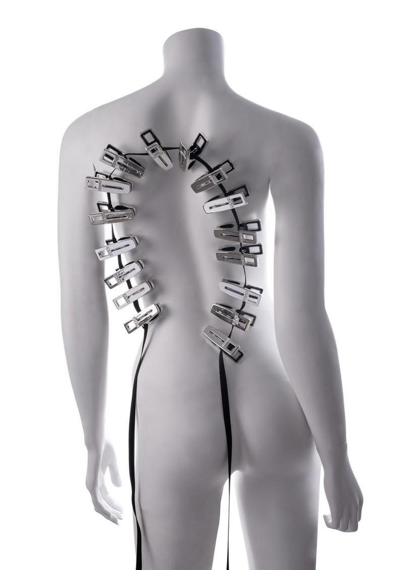 Edge Body Zipper Clothes Pins Clamp Set