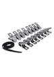 Edge Body Zipper Clothes Pins Clamp Set