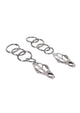 Edge Tuggable Clover Metal Nipple Clamps