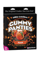Edible Crotchless Gummy Panties in Peach, wearable gummy candy panty with a crotchless cut