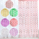 Pink metallic foil fringe party curtain backdrop