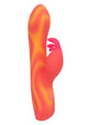 Endless Summer Moonlight Magic Dual Vibe Light-Up Rechargeable Silicone Massager - Orange