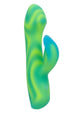 Endless Summer Twilight Tease Dual Vibe Light-Up Rechargeable Silicone Massager - Green