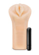 Enlust Emma Male Masturbator with Bullet Vibrator - Pussy - Vanilla