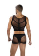 Envy Menswear Fishnet Armor Set 2 Piece