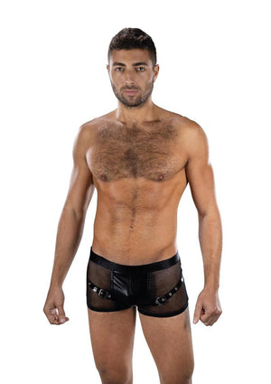 Envy Menswear Sheer Command Buckle Boxer Briefs