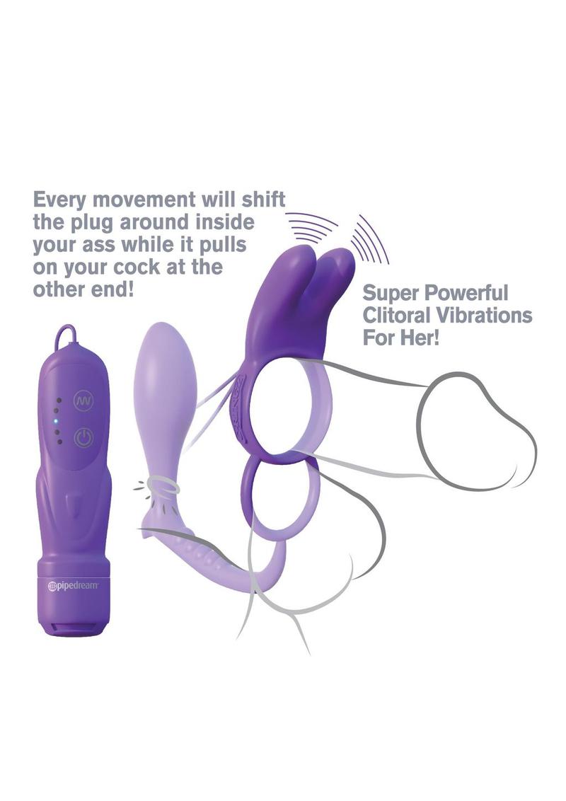 Fantasy C-Ringz Ass-Gasm Vibrating Rabbit Prostate Probe Cock Ring