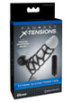 Fantasy X-Tensions Silicone Extreme Power Vibrating Cock Cage - Black