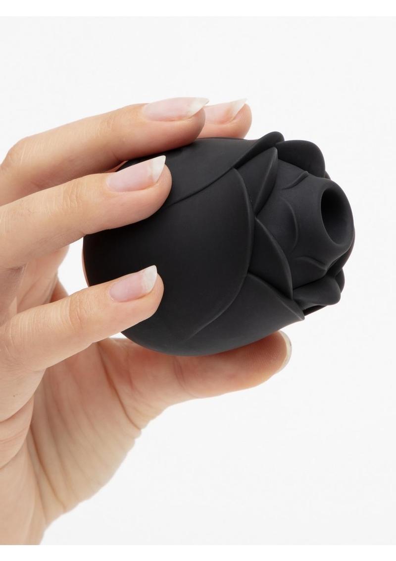 Fifty Shades Of Grey Black Rose Silicone Clitoral Suction Vibrator