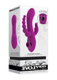 Fourgasm Rechargeable Silicone Multi Stimulator - Purple