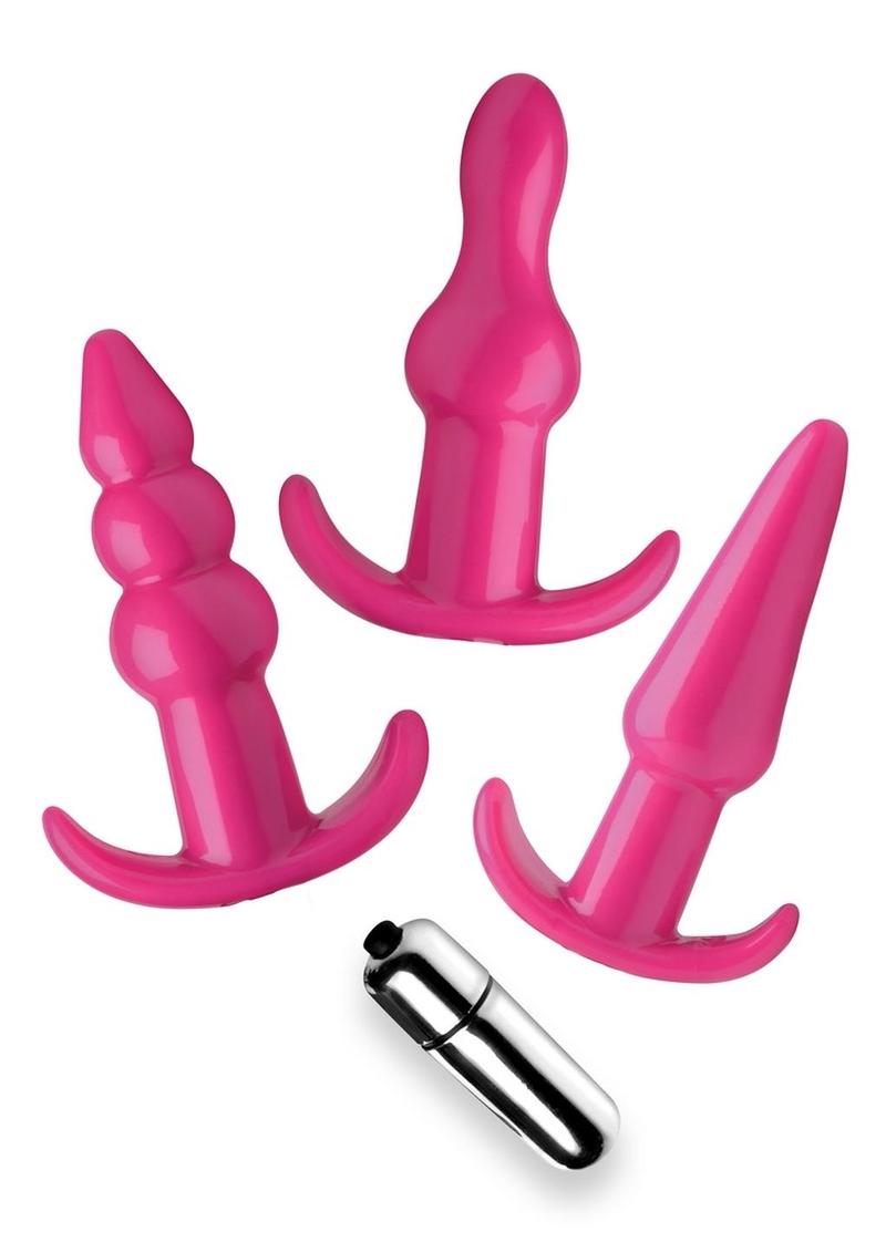 Frisky Thrill Trio Anal Plug 3pc Set