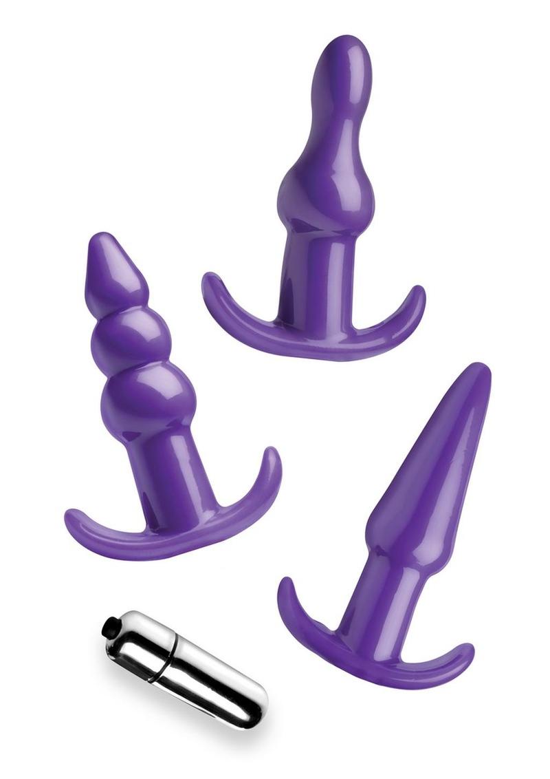 Frisky Thrill Trio Anal Plug 3pc Set