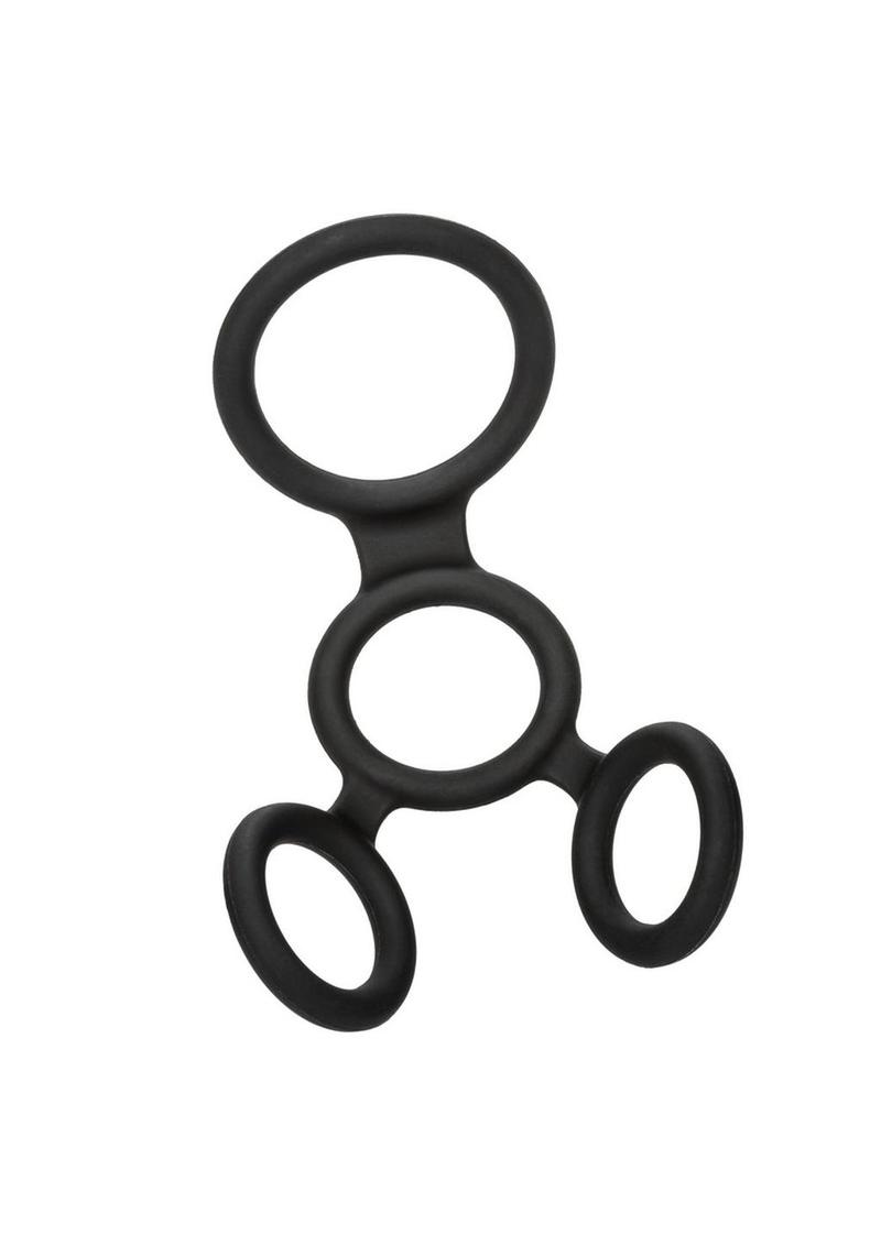 CalExotics Full Erection Spreader Silicone Cock Ring System