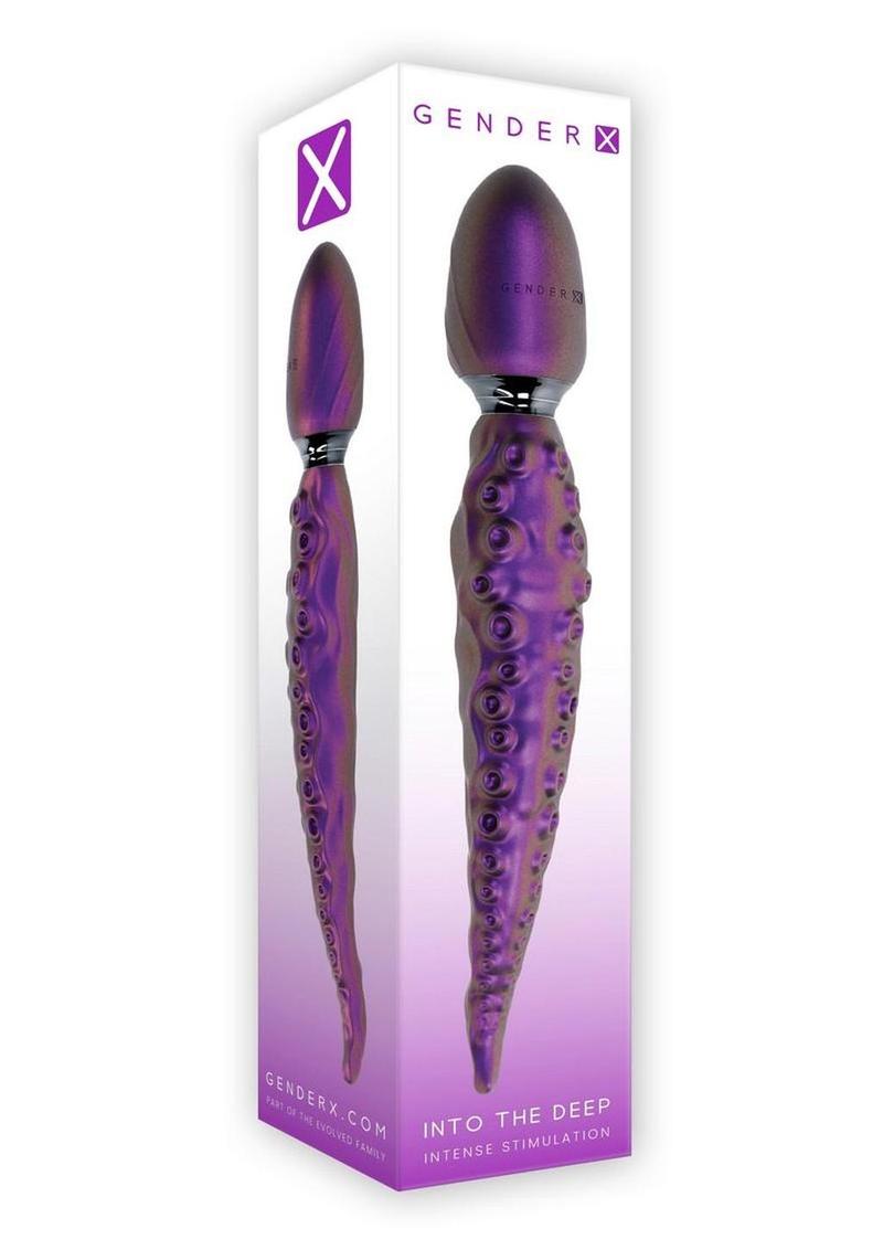 Gender X Into the Deep Vibrating Dildo, retail packaging