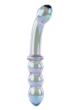 Gender X Lustrous Galaxy Wand G-Spot Glass Dildo