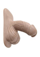 Gender X Silicone Packer Dildo in Vanilla, profile view