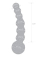 Glas Curved Beaded Glass Dildo