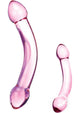 Glas Double Trouble Purple Dildo - Purple