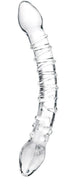 Glas Double Trouble Glass Dildo - Clear
