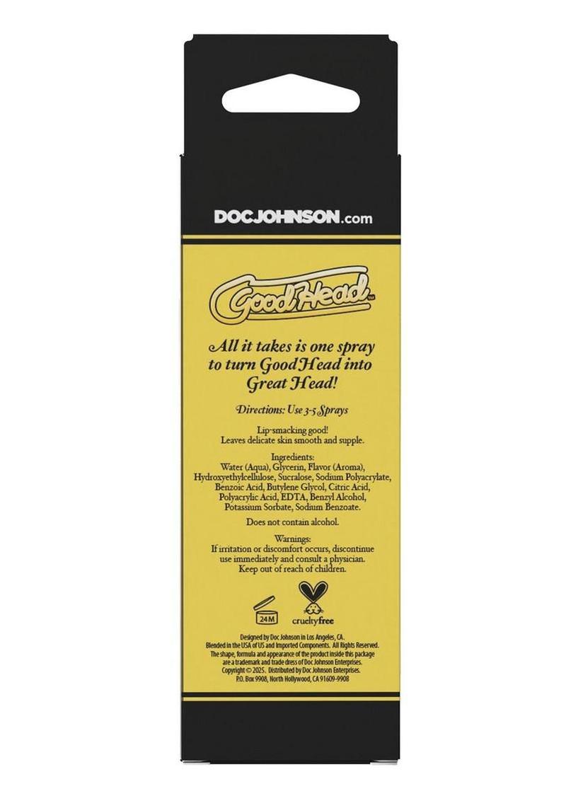 Goodhead Juicy Head Lemon Drop Dry Mouth Spray