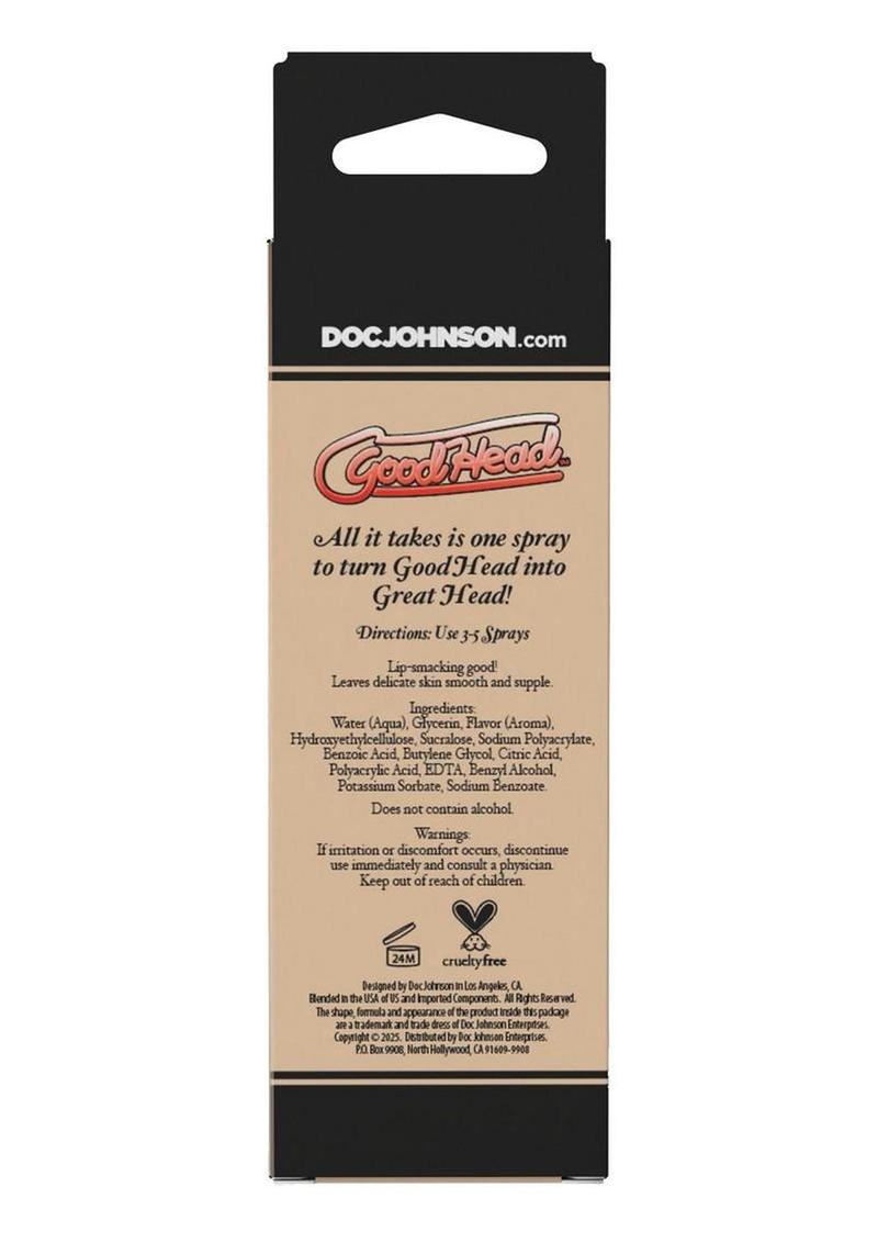 Goodhead Juicy Head Cocktails Dry Mouth Spray - Strawberries and Champagne