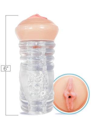 Leah Gotti ClearStroke Dual End Pussy Stroker by Hey 19!