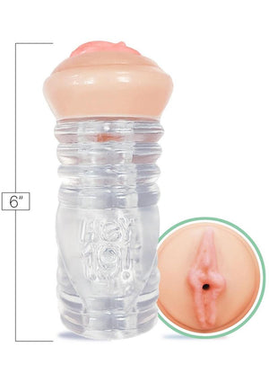 Lucy Tyler ClearStroke Dual End Pussy Stroker by Hey 19!